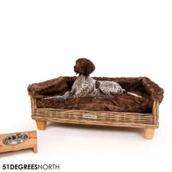51 Degrees North Rattan Cover Bed -Haustier Lieferungen Geschäft 51 degrees north rattan cover bed 212411 0500 none