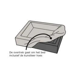 Bia Bed Rib-Bezug -Haustier Lieferungen Geschäft bia bed rib overtrek 191357 0500 none