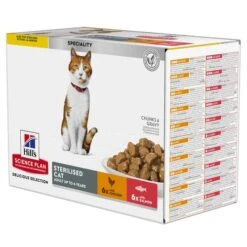 Hill's Science Plan Sterilised - Adult Cat 17 Hill's Science Plan Sterilised - Adult Cat -Haustier Lieferungen Geschäft hills science plan feline adult sterilised chicken 218791 0500 none