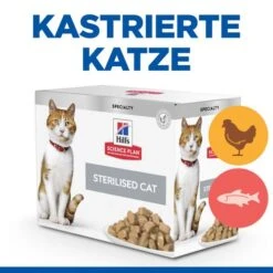 Hill's Science Plan Sterilised - Adult Cat 13 Hill's Science Plan Sterilised - Adult Cat -Haustier Lieferungen Geschäft hills science plan feline adult sterilised chicken 218837 0500 none