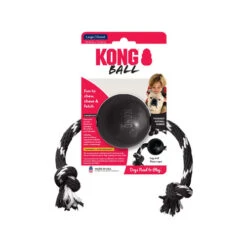 KONG Extreme Ball Mit Seil 5 KONG Extreme Ball Mit Seil -Haustier Lieferungen Geschäft kong extreme bal met touw 181819 0500 none