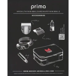 Moser - Trimmer Prima, Wiederaufladbar -Haustier Lieferungen Geschäft moser tondeuse prima oplaadbaar 205490 0500 none