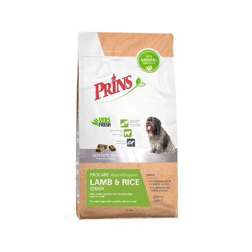 Prins ProCare Lamb & Rice Senior Hypoallergenic 1 Prins ProCare Lamb & Rice Senior Hypoallergenic